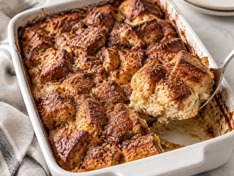 Cinnamon Bagel French Toast Bake