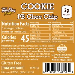 ThinSlim Foods Cookie Peanut Butter Chocolate Chip