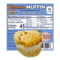 ThinSlim Foods Xtreme Muffins Blueberry, 6pack ThinSlim Foods Xtreme Muffins Blueberry, 6pack