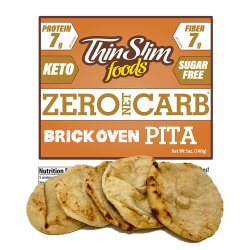 ThinSlim Foods Zero Net Carb Brick Oven Pitas ThinSlim Foods Zero Net Carb Brick Oven Pitas