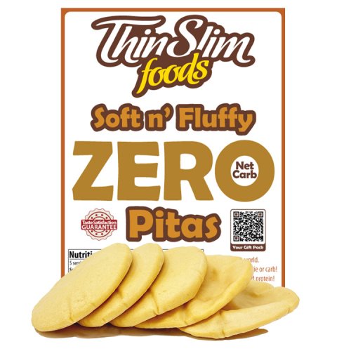 ThinSlim Foods Soft n' Fluffy ZERO Net Carb Pitas