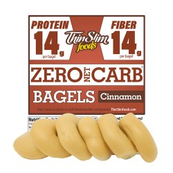 ThinSlim Foods Zero Net Carb Bagels Cinnamon ThinSlim Foods Zero Net Carb Bagels Cinnamon