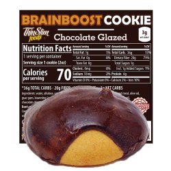 ThinSlim Foods BrainBoost Cookie Chocolate Glazed, 6pack ThinSlim Foods BrainBoost Cookie Chocolate Glazed, 6pack