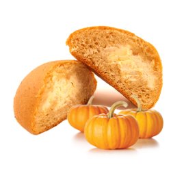 Low Carb Donuts Pumpkin with Vanilla Cream, 6pack