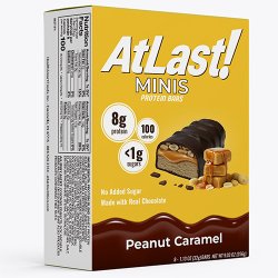 AtLast! Minis Protein Bars, Peanut Caramel AtLast! Minis Protein Bars, Peanut Caramel