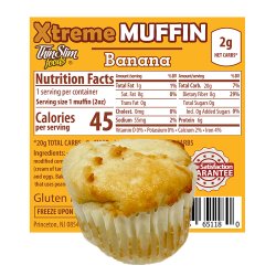 ThinSlim Foods Xtreme Muffins Banana, 6pack ThinSlim Foods Xtreme Muffins Banana, 6pack