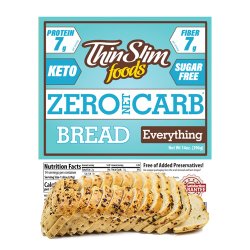 ThinSlim Foods Zero Net Carb Bread Everything