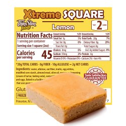ThinSlim Foods Xtreme Square Lemon, 6pack ThinSlim Foods Xtreme Square Lemon, 6pack