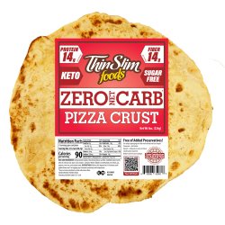 ThinSlim Foods Zero Net Carb Pizza Crust, Large ThinSlim Foods Zero Net Carb Pizza Crust, Large
