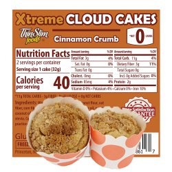 ThinSlim Foods Xtreme Cloud Cakes Cinnamon Crumb, 6pack ThinSlim Foods Xtreme Cloud Cakes Cinnamon Crumb, 6pack