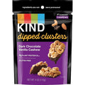 Front package of KIND Dipped Clusters, Dark Chocolate Vanilla Cashew, 4oz / One Pack