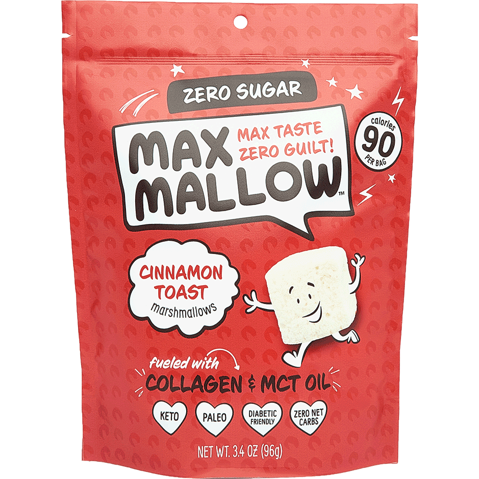 Know Brainer Foods Max Mallow Sugar Free Marshmallows - Cinnamon Toast One Pack