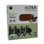 Olyra Crunchy Breakfast Biscuits, 5.3 oz - Hazelnut Carob
