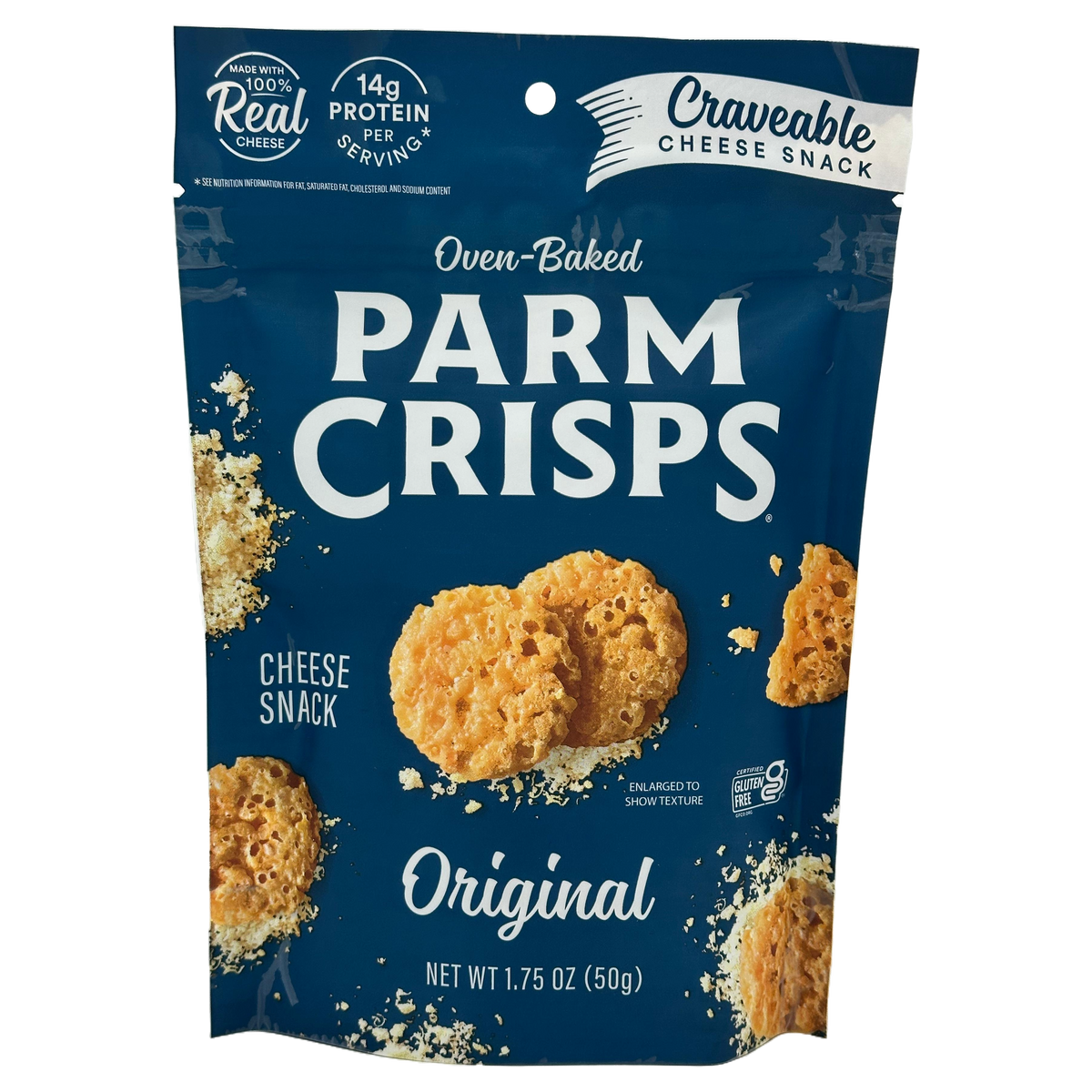 ParmCrisps Oven-Baked Parm Crisps - Bite-Sized Original