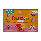 Front package of ChocZero Fruit Chews, 8 oz