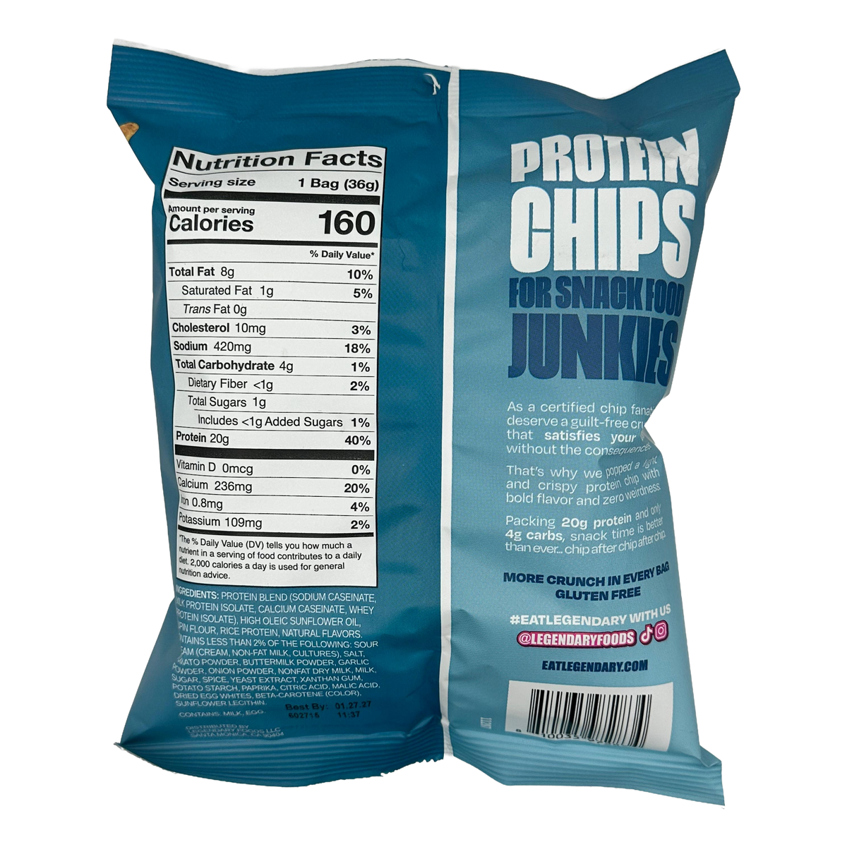 Legendary Foods Popped Protein Chips