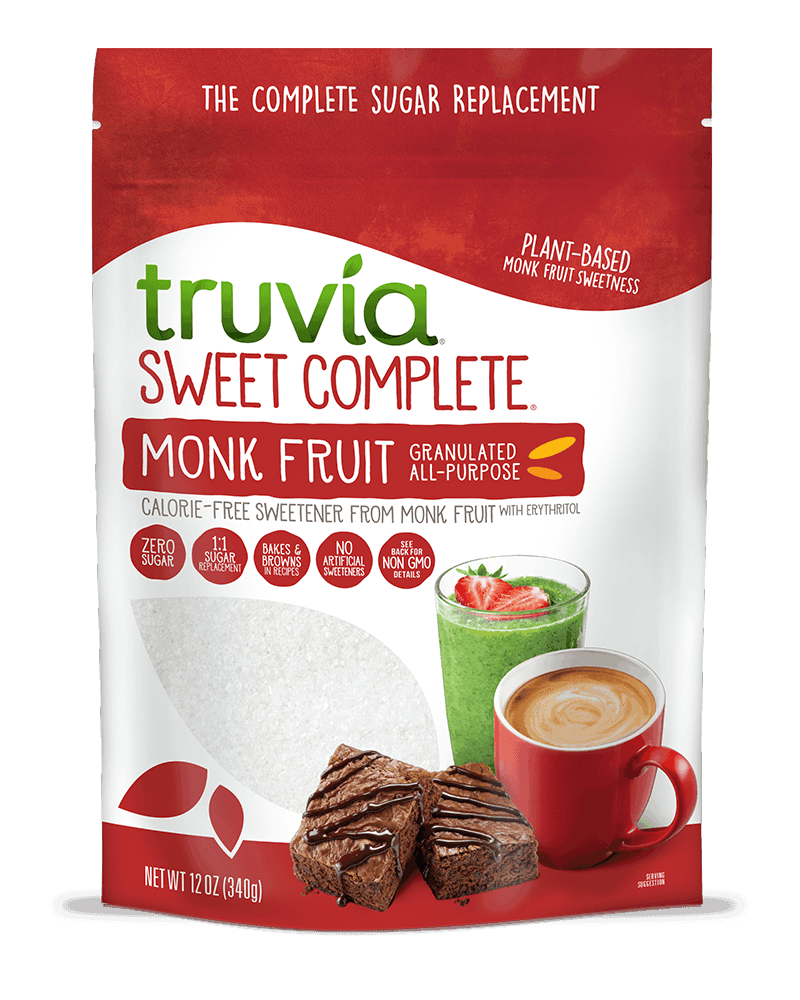 Truvia Sweet Complete Granulated All-Purpose Monk Fruit Sweetener - 12 oz (340g)