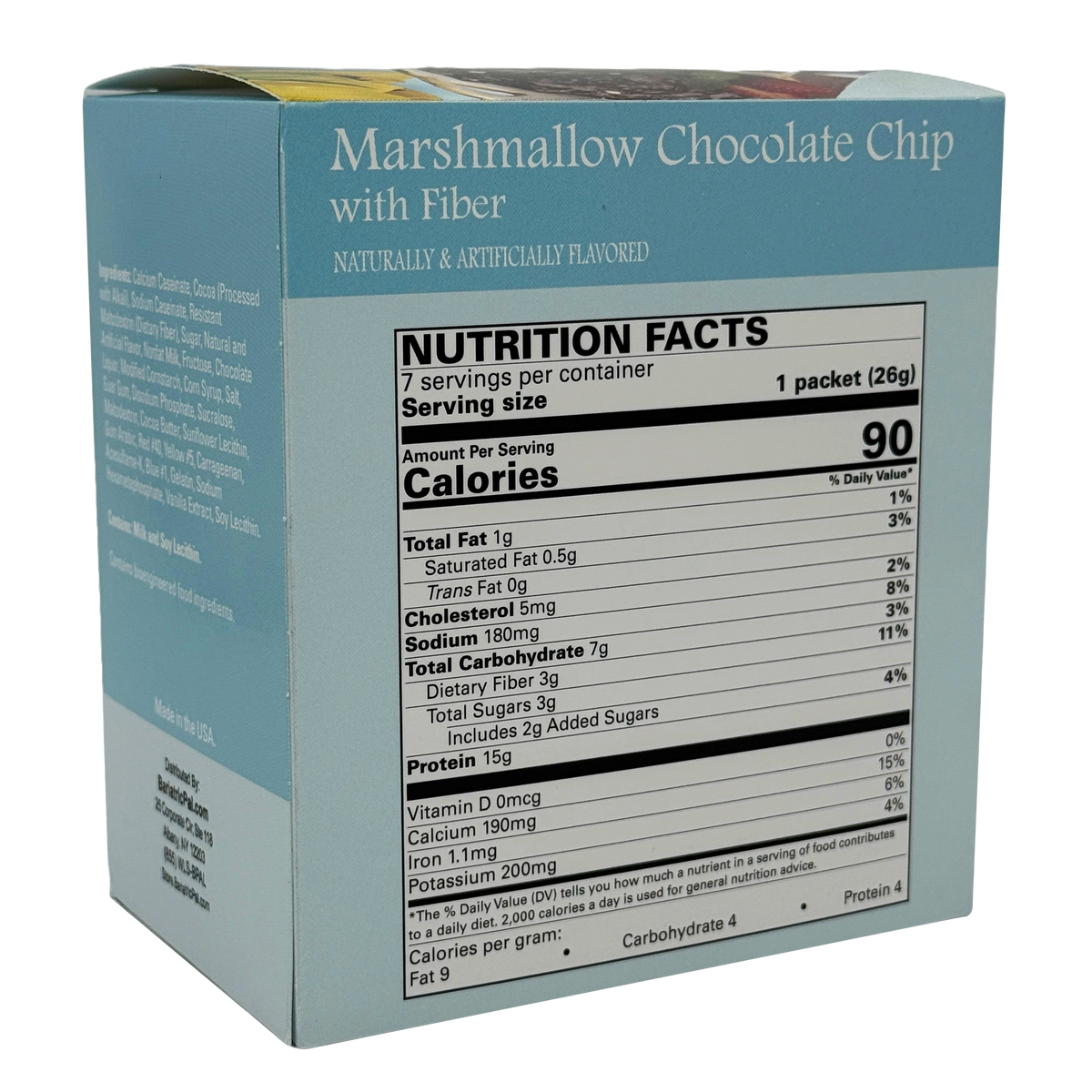 Protein Pudding, Marshmallow Chocolate Chip with Fiber, image 2