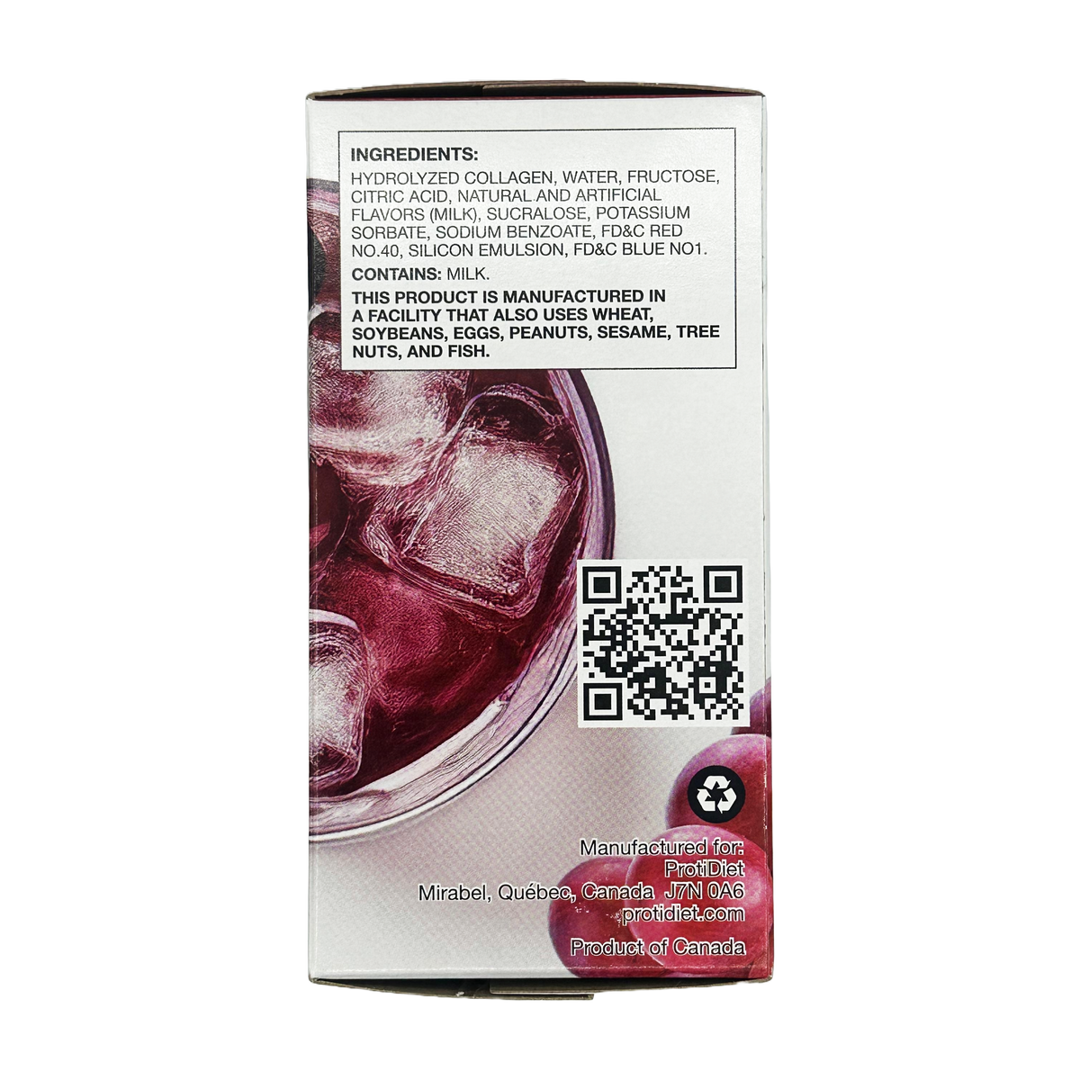 Proti Diet Concentrated Drink Mix, Grape, 7 Pouches