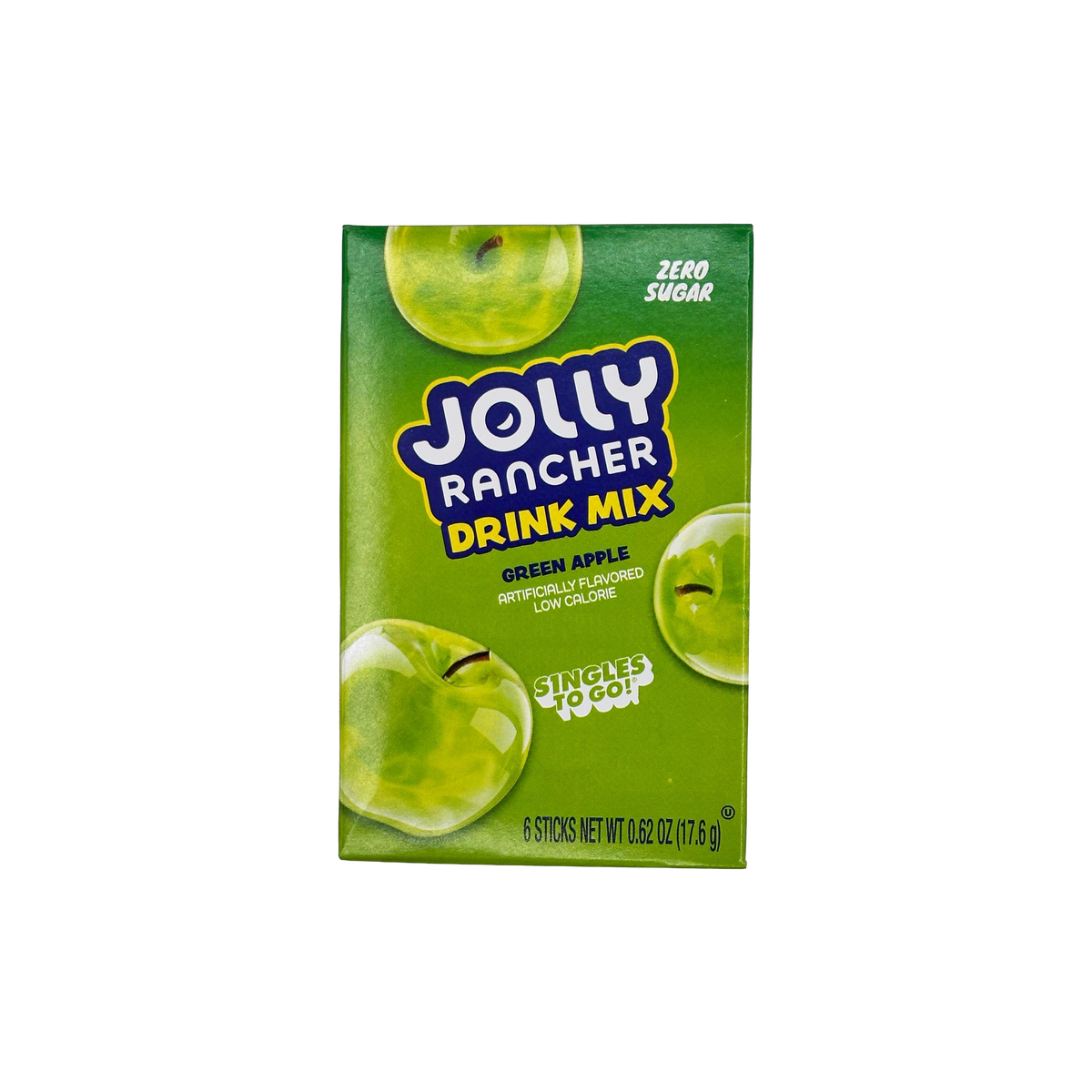 Jolly Rancher Zero Sugar Singles-to-Go - Green Apple