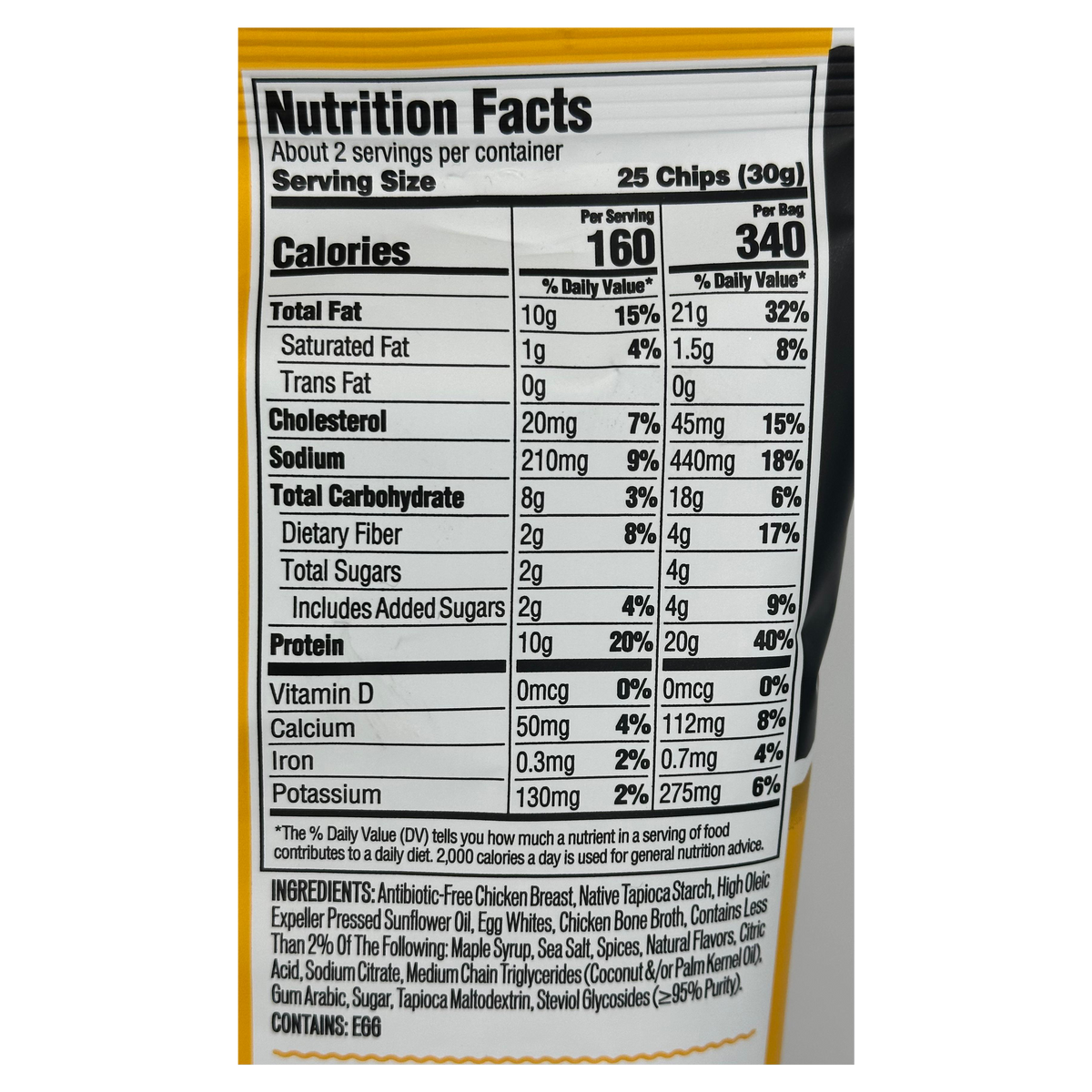 Wilde Chicken Chips - Chicken & Waffles One Bag (2.25 oz)