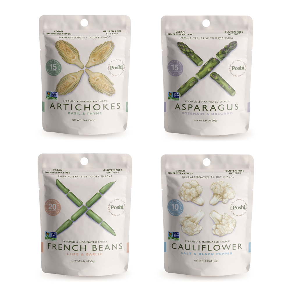 Poshi Veggie Snacks - Variety Pack