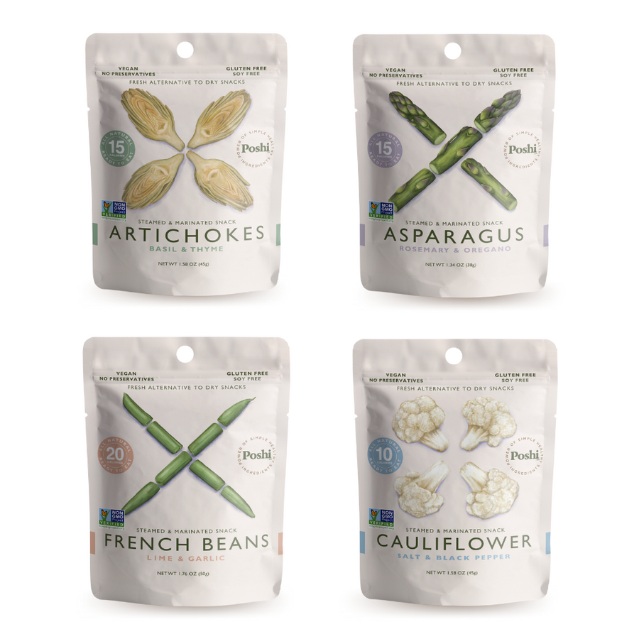 Poshi Veggie Snacks - Variety Pack