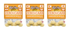 Three ThinSlim Foods Zero Net Carb Sandwich Rolls labels with rolls.