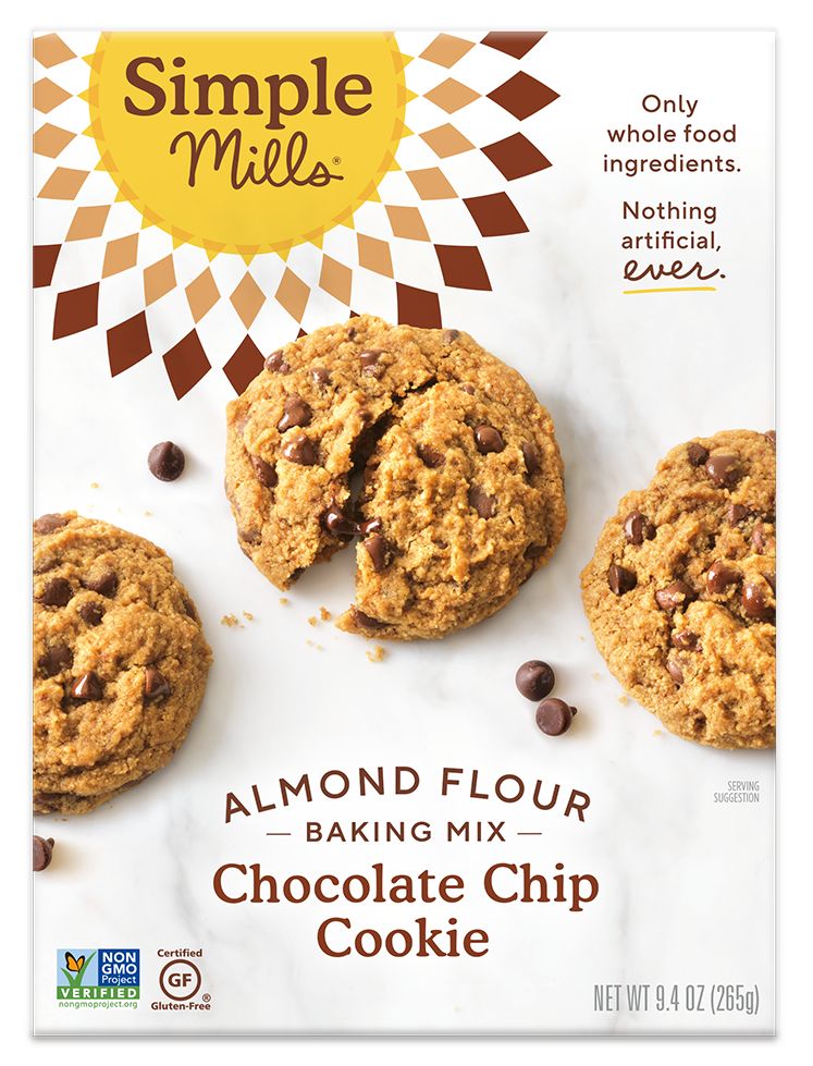 Simple Mills Chocolate Chip Cookie Almond Flour Mix 9.4 oz