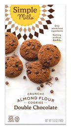 Simple Mills Crunchy Cookies, 5.5oz. - Double Chocolate