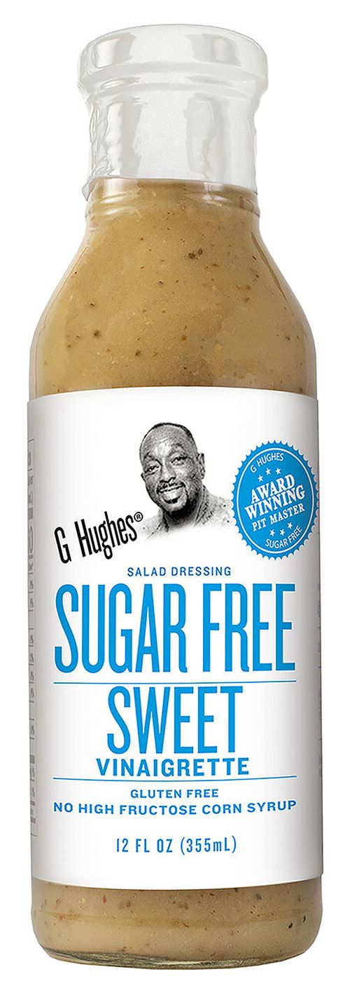 G Hughes Smokehouse Sugar Free Salad Dressing (12 fl oz) - Sweet Vinaigrette One Bottle