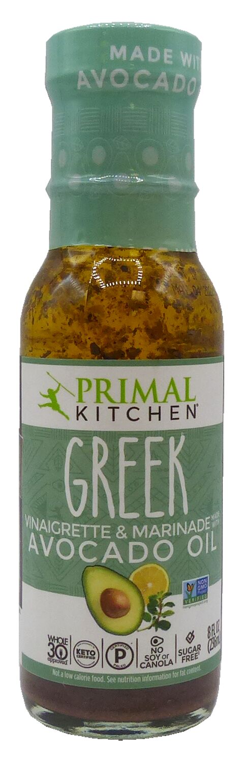 Primal Kitchen Avocado Oil Vinaigrette & Marinade - Greek 8 fl oz