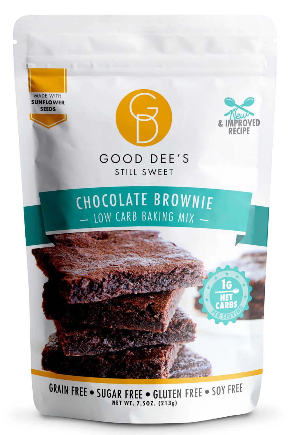 Good Dee's Low Carb Chocolate Brownie Baking Mix 7.5 oz