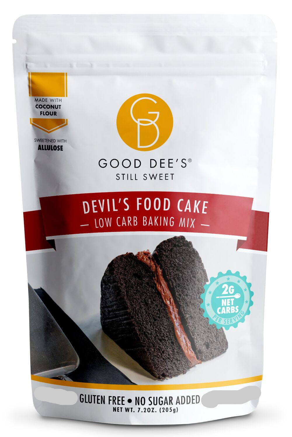 Good Dee's Low Carb Devil's Food Cake Baking Mix 7.2 oz