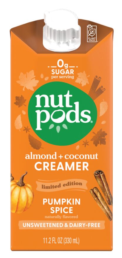 Nutpods Almond + Coconut Unsweetened Creamer - Pumpkin Spice 11.2 fl oz