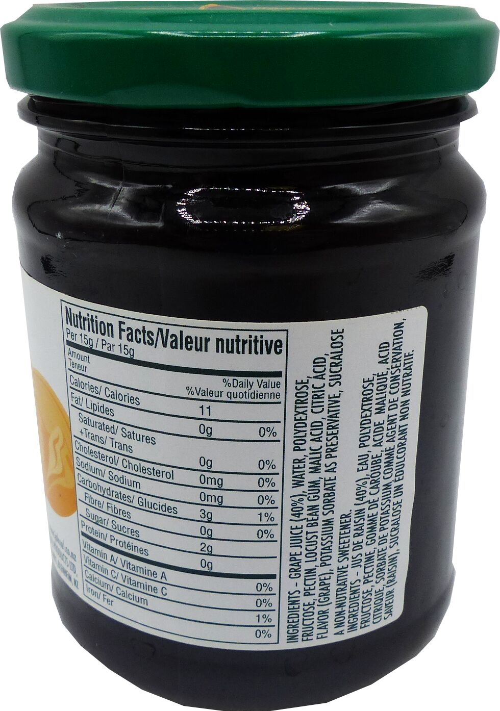 Jok n Al Low Calorie Fruit Spread - Grape Jelly 10 oz.