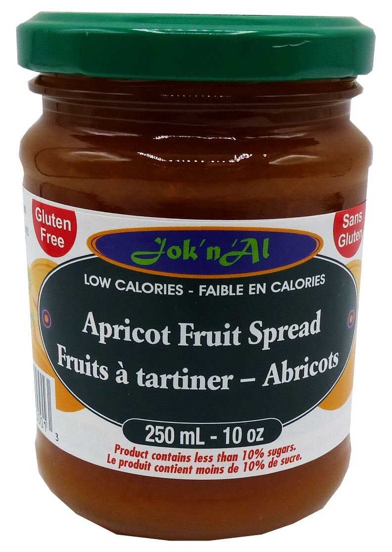 Jok n Al Low Calorie Fruit Spread - Apricot 10 oz.