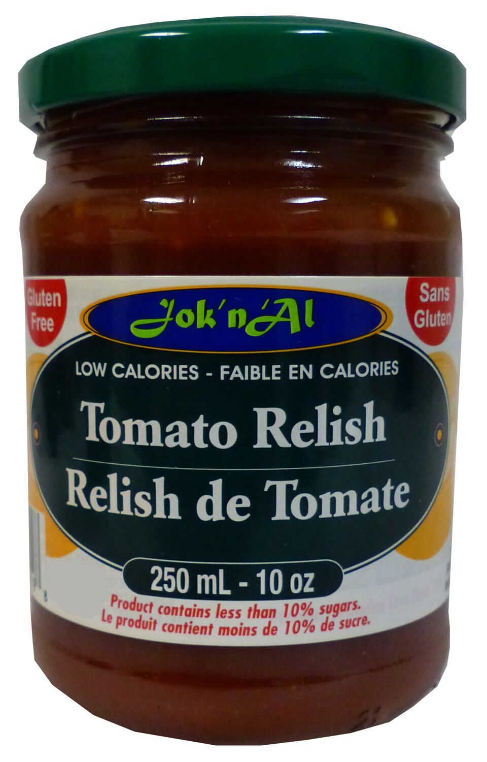 Jok n Al Low Calorie Tomato Relish 10 oz.