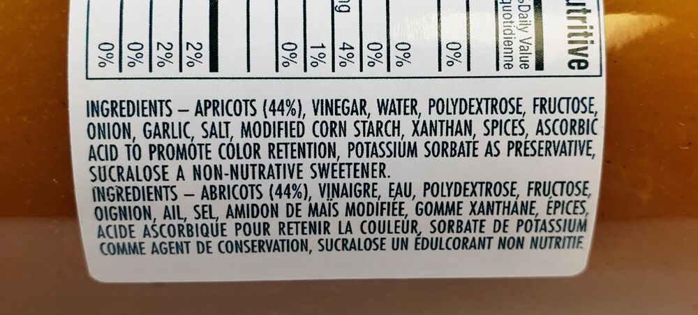 Jok n Al Low Calorie Apricot Sauce 10 fl. oz.