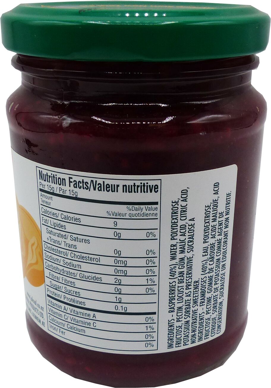 Jok n Al Low Calorie Fruit Spread - Raspberry 10 oz.