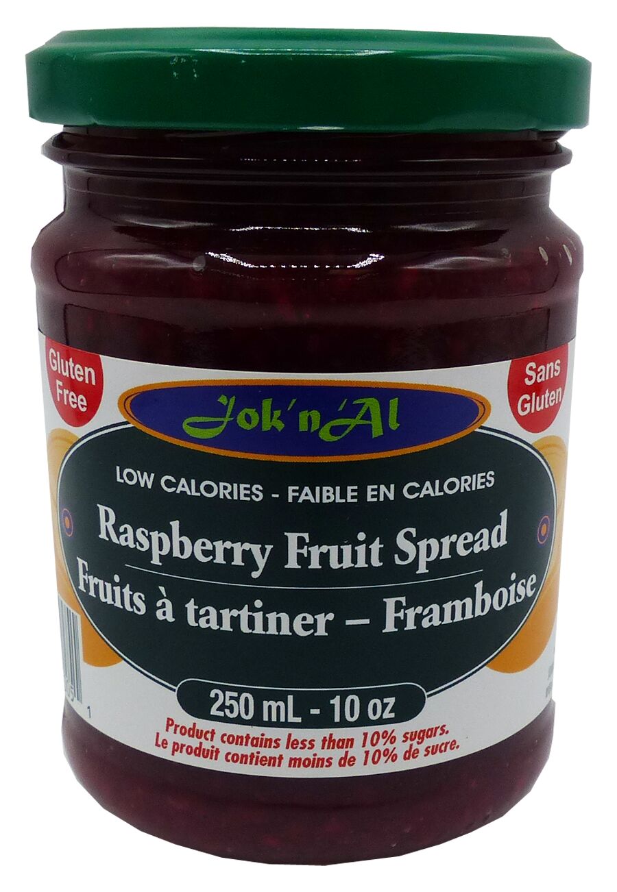 Jok n Al Low Calorie Fruit Spread - Raspberry 10 oz.