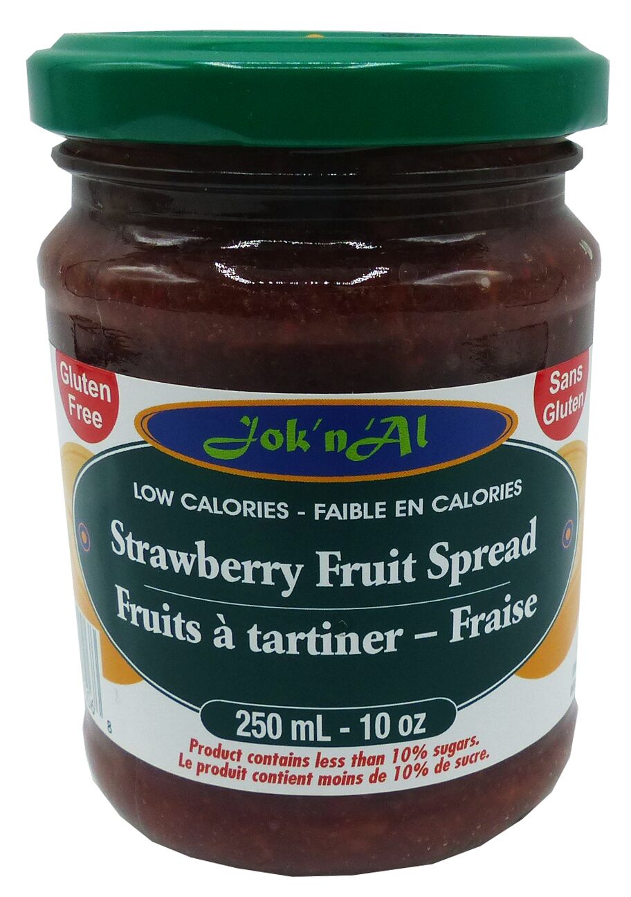 Jok n Al Low Calorie Fruit Spread - Strawberry 10 oz.