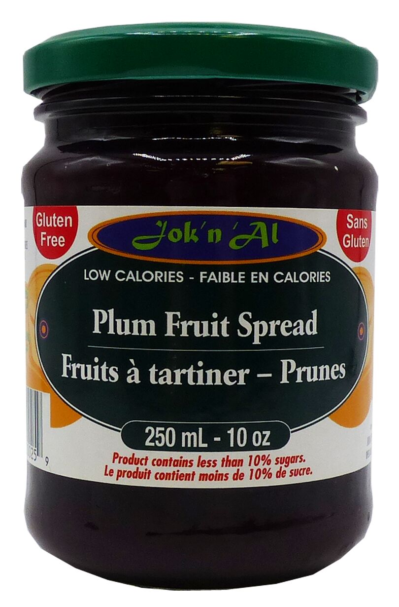 Jok n Al Low Calorie Fruit Spread - Plum 10 oz.