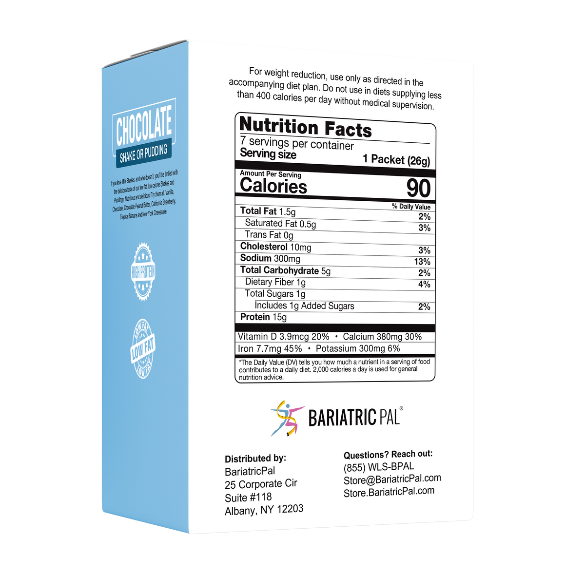 Protein Shake or Pudding, Chocolate, image 3