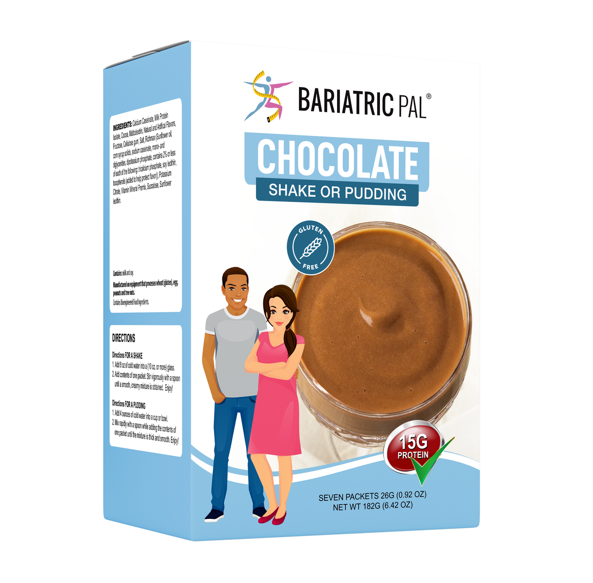 Protein Shake or Pudding, Chocolate, image 1