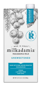 Milkadamia Unsweetened Macadamia Milk - Original, 32 fl oz