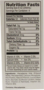 Milkadamia Unsweetened Macadamia Milk - Vanilla, 32 fl oz