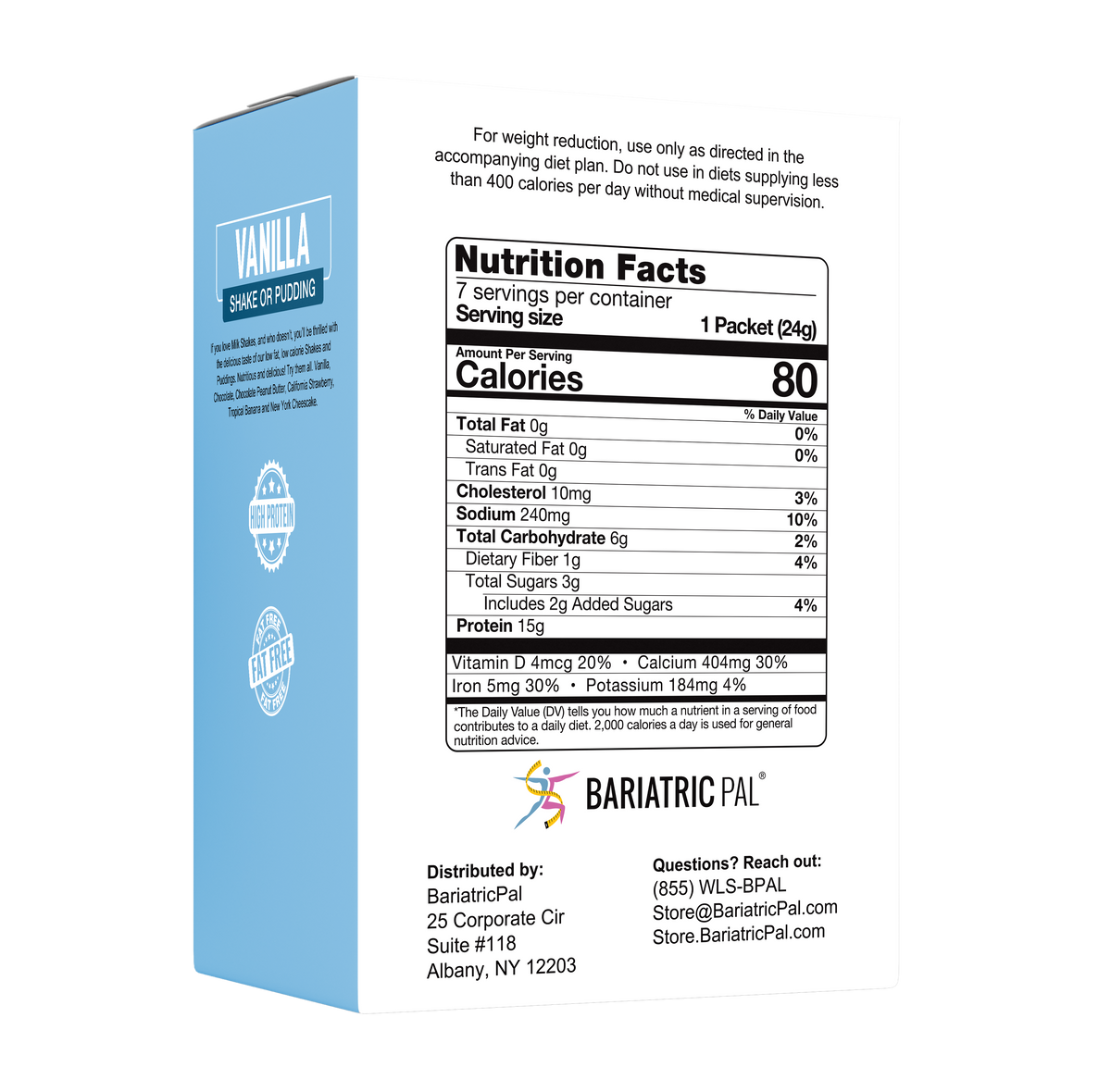 Protein Shake or Pudding, Vanilla, image 4