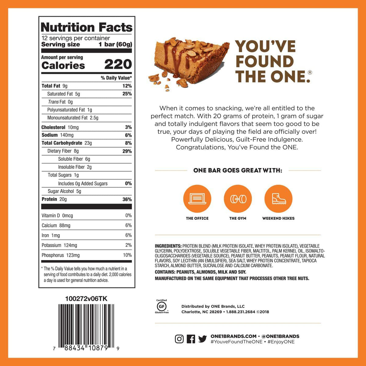 ONE Protein Bar - Peanut Butter Pie