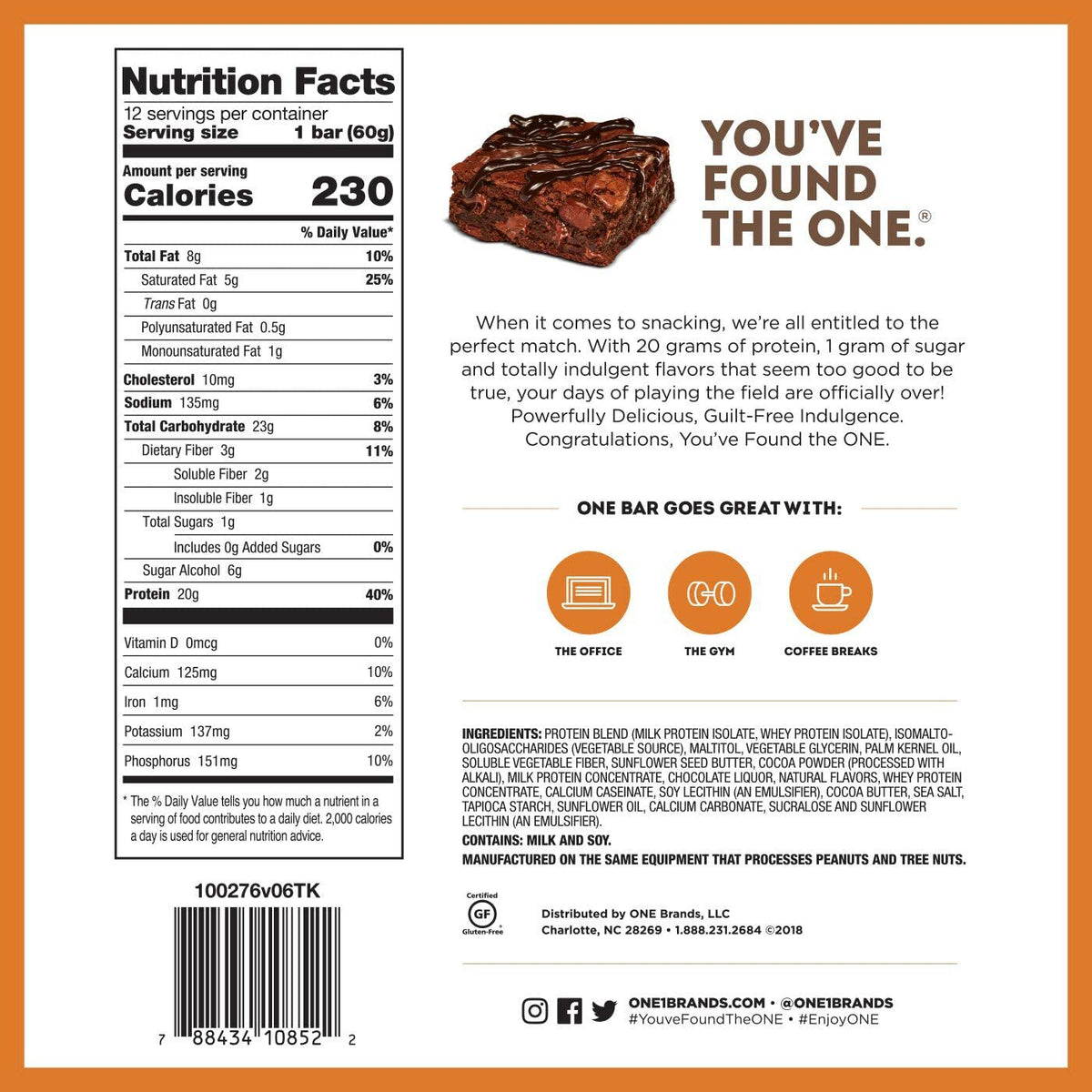 ONE Protein Bar - Chocolate Brownie